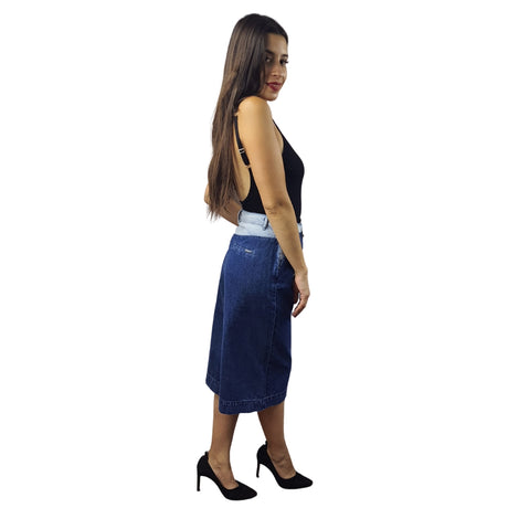 Pescador Vero Moda Azul Style MILKA 3/4 HW LOOSE JEANS(SL)