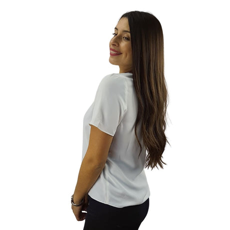 Blusa Vero Moda Blanca Style POPPY S/S TOP(SL)