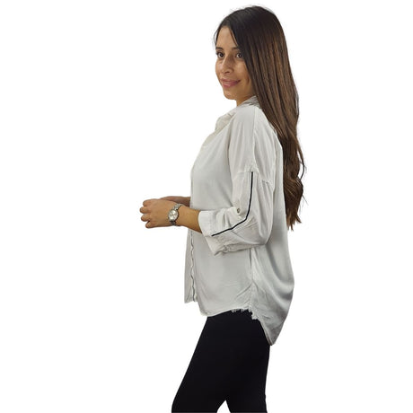 Blusa Vero Moda Blanco Style TOURIST LOVE 9/10 SHIRT(LL)