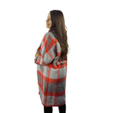 Tapado Vero Moda Gris Style SQUARE L/S WOOL COAT(LL)