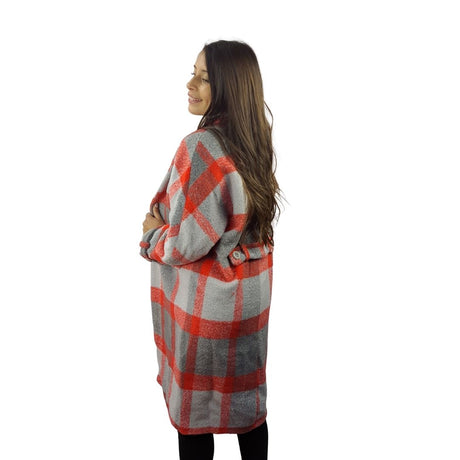 Tapado Vero Moda Gris Style SQUARE L/S WOOL COAT(LL)