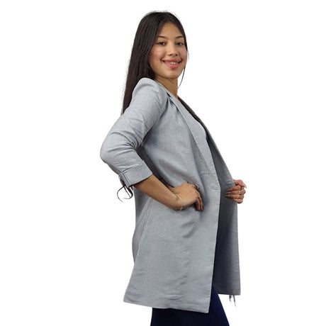 Blazer Vero Moda Gris Style VICTORIA OCEANUS 3/4 BLAZER(VMC-TP)