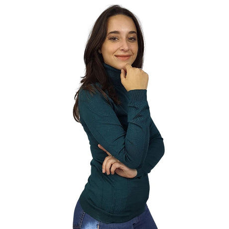 Blusa Vero Moda Verde Style GLORY BASICROLLNECK KNIT(EL)