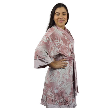 Bata de Pijama Vero Moda Rosado Style KIMO 3/4 ROBE(HOMEWEAR)