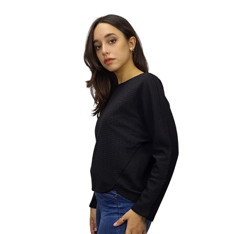 Blusa Vero Moda Negro Style RUGBY 9/10 JERSEY TOP(VMC-PM-ET-2)