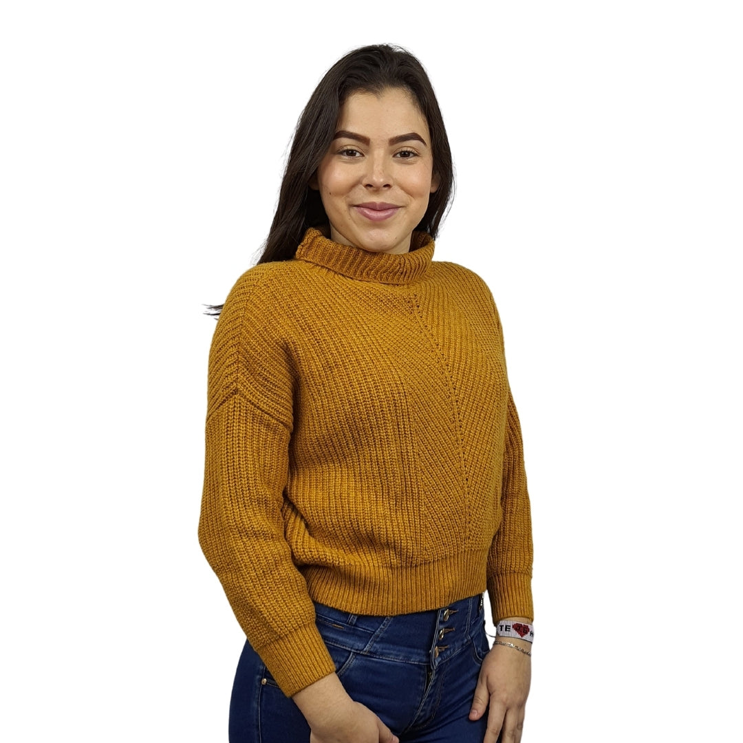 Sweater Vero Moda Mostaza CLEO L/S KNIT(NC) - Productos de Lujo
