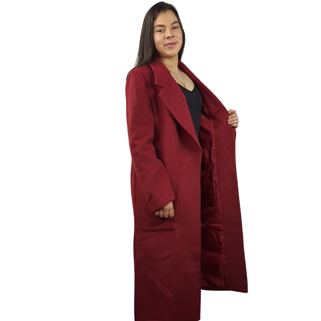 Blazer Veromoda Vino  Style EC LAST LONG L/S WOOL COAT(EL)