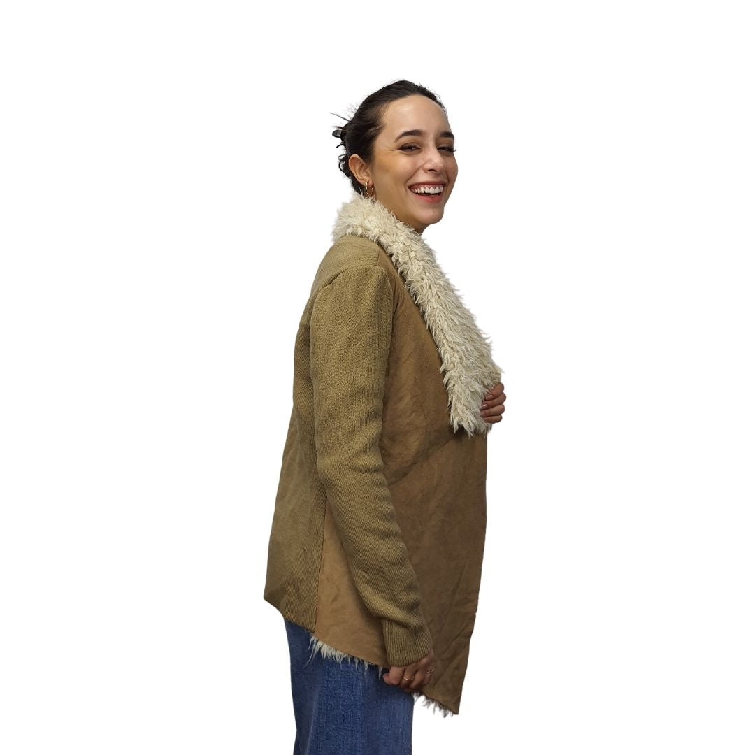 Blazer  Vero Moda Beige Style ROBIN L/S DRAPEY JACKET(EL)
