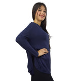 Sweater Vero Moda Azul Oscuro Style MIKA L/S KNIT(PM-EC-1)