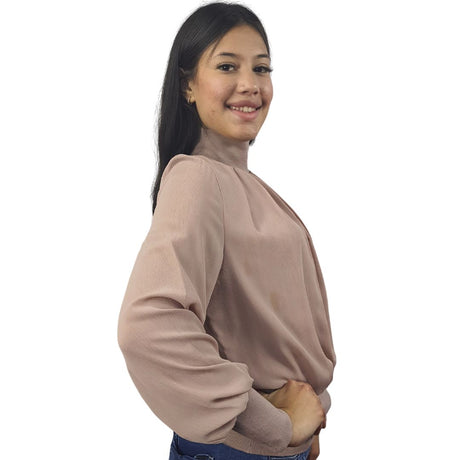 Blusa Vero Moda Rosa Vieja  Style ROSTOV SOLID L/S TOP(RN)