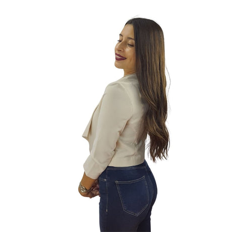 Blazer Vero moda Crema Style COMOS 3/4 BLAZER(VMC-HH)