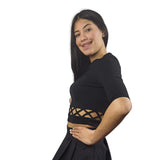 Blusa Vero Moda Negro Style RASVOA 1/2 TOP(PM)