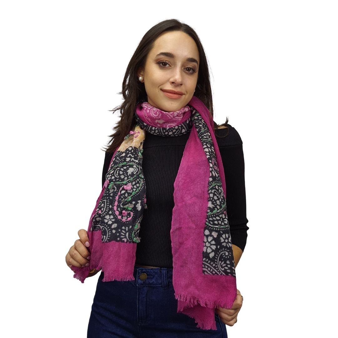 Pashmina Bufanda Rapsodia New Frida Wool Multicolor