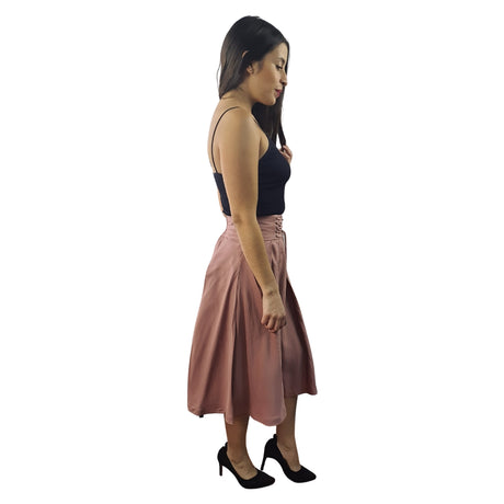Falda Vero Moda Rosa Vieja Style ARIA SOFT MIDI SKIRT(VMC-SL)