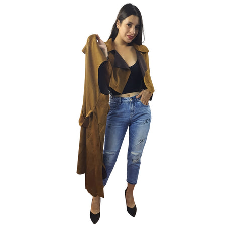 Blazer Vero Moda Marron Style ELIEEN L/S COAT(VMC-FL)
