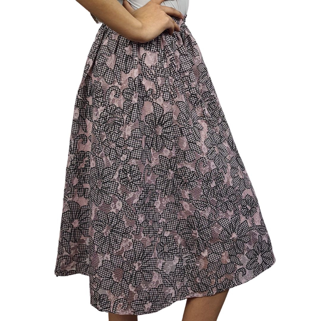 Falda Vero Moda Rosado  Style RICHARD SKIRT(VMC-NN)