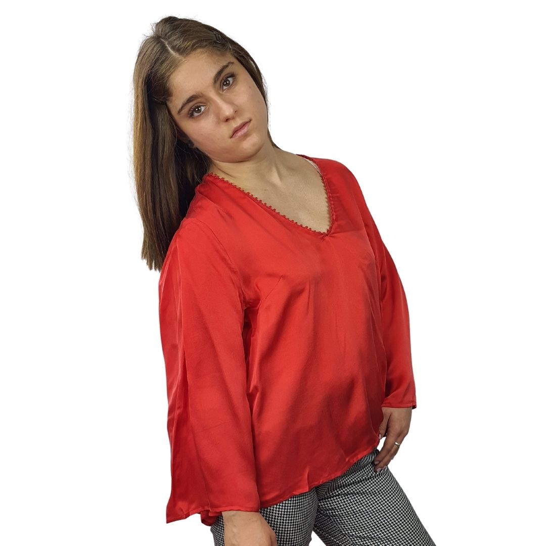 Blusa Rapsodia Kruger Rojo