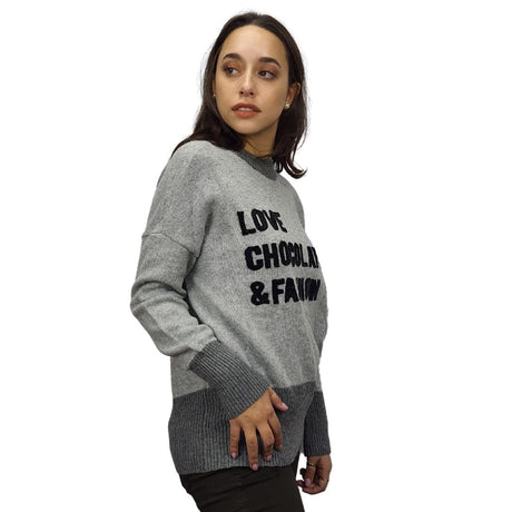 Sweater  Vero Moda Gris Style SENTA L/S KNIT(MW-CT-2)