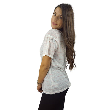 Polera Vero Moda Rosado Style ROZA S/S TOP(SL)