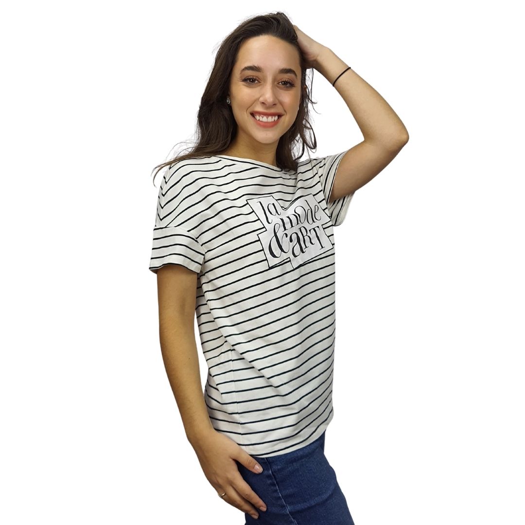 Polera Vero Moda Blanco  Style JULIE S/S TOP(TP)