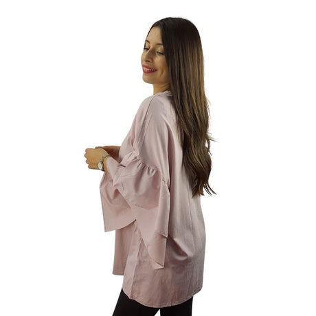Blusa Vero Moda Rosa Vieja Style LACY S/S JERSEY TOP CL8(HOMEWEAR)