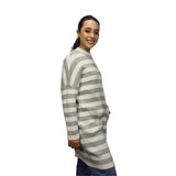 Vestido Vero Moda Blanco y Gris  Style KATE 7/8 KNIT DRESS(PM-EC-2)