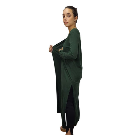 Tapado  Vero moda Verde Style GRACE SOLID L/S LONG CARDIGAN(PM-EC-2)