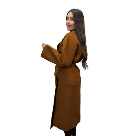 Tapado Vero Moda Marron  Style PERFUME DF L/S WOOL COAT(VMC-LL)