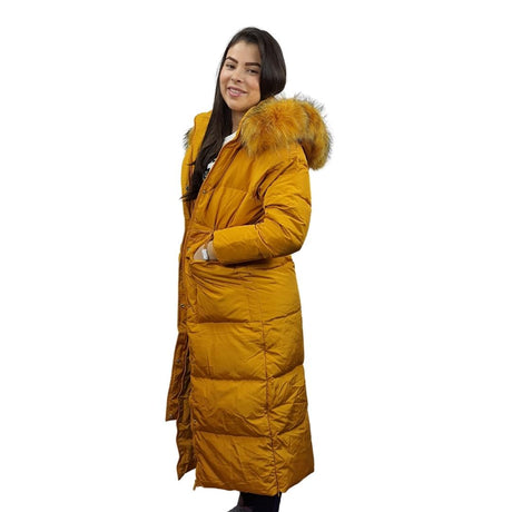 Parka Vero Moda Mostaza Style CHOICE LOGIE LONG DOWN COAT-OR