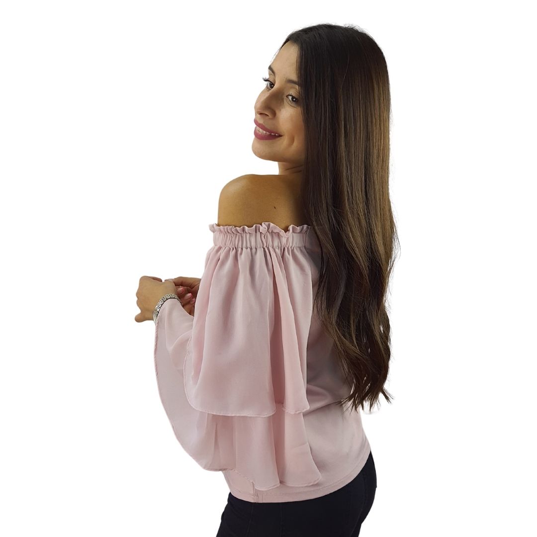 Blusa Vero Moda Rosa Vieja Style FLORE 44654 JERSEY TOP(VMC-NC)