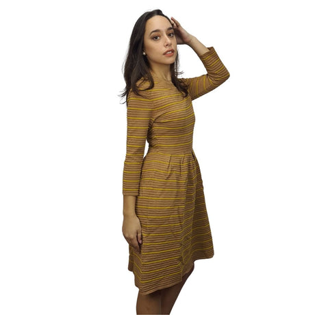 Vestido  Vero Moda Marrón  Style PANSY 3/4 KNIT DRESS(PM-ET-2)