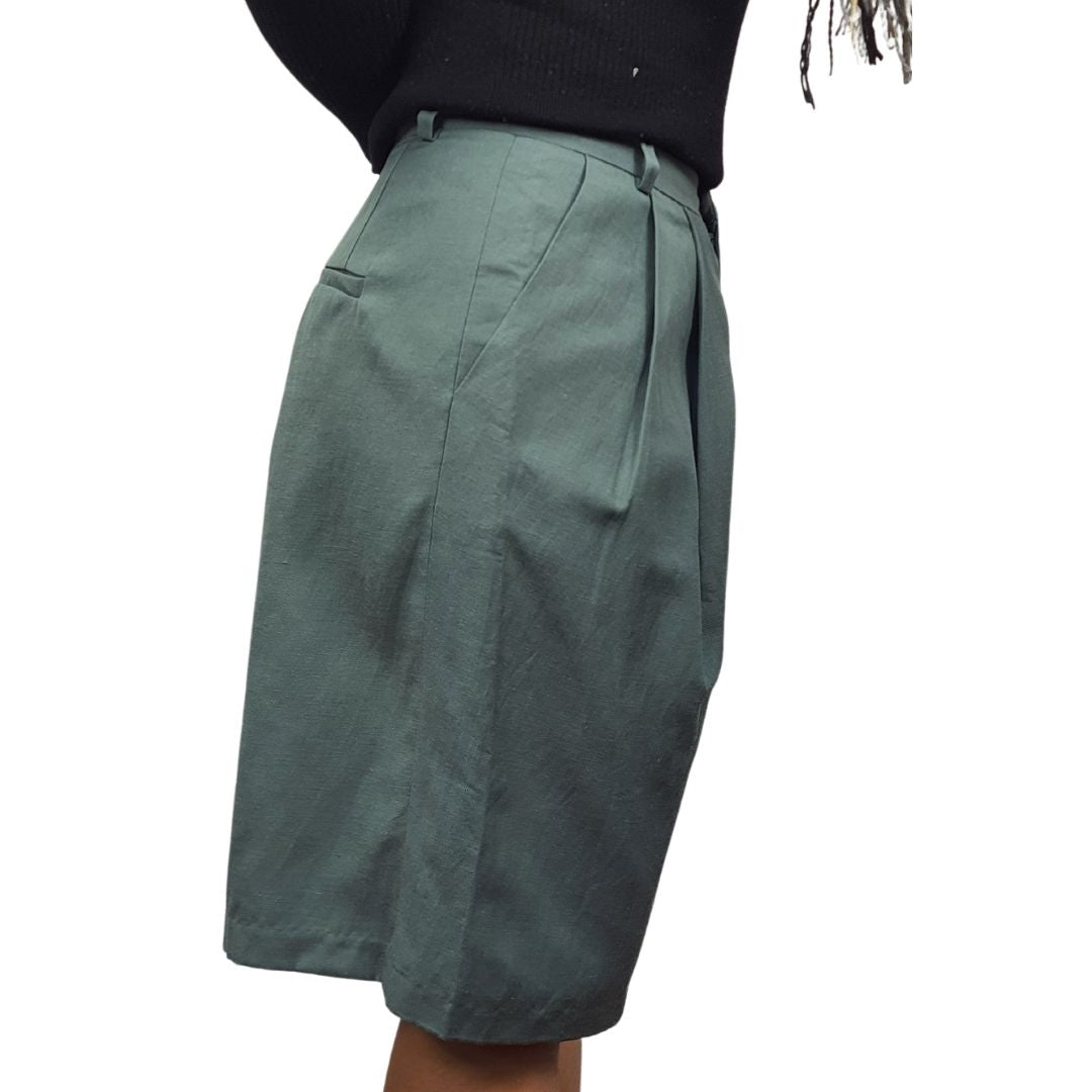 Short Vero Moda Verde Style FOREST 1/2 LOOSE PANTS(NE-EC-2)