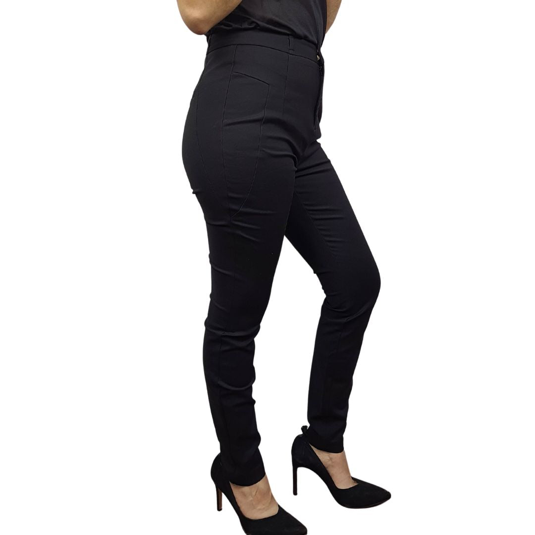 Pantalon Vero Moda Negro Style FREDA X-SLIM PANTS H(VMC-BT)
