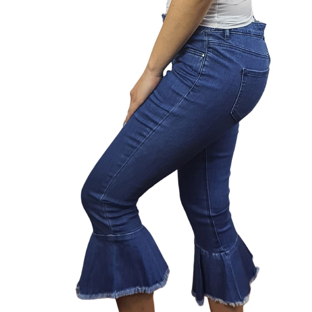 Jeans Vero Moda Azul Style FLUR 7/8 FASHION FIT JEANS(TP)