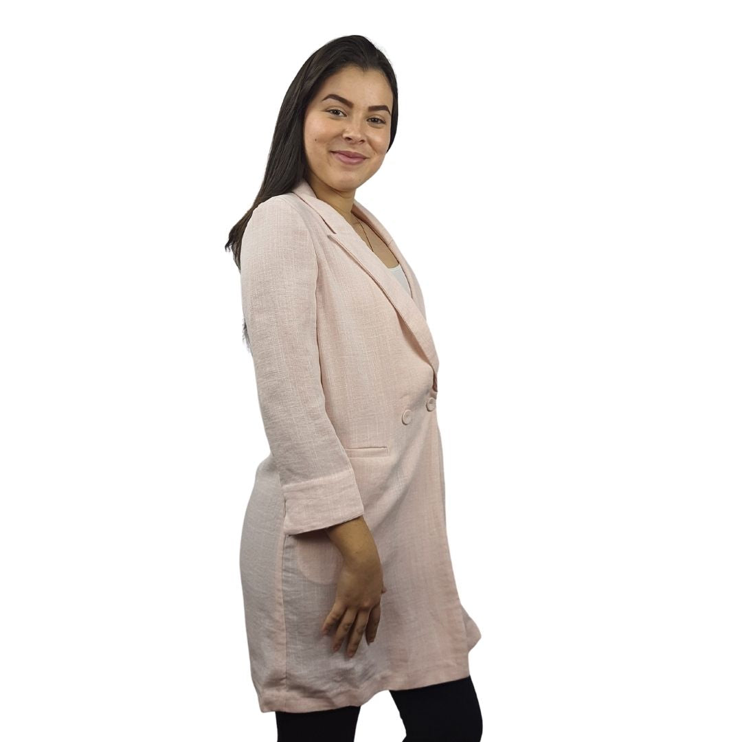 Blazer Vero Moda Rosado Palido Style OCEANUS 3/4 BLAZER(VMC-NE-EC-2)