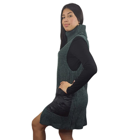 Vestido Vero Moda Verde Style PENCIL S/L KNIT SET(MW-EC-3)