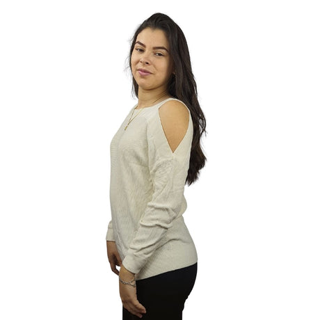 Blusa Vero Moda Beige Style ELLEN L/S KNIT(EL)
