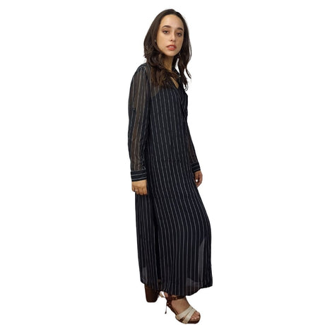 Blazer Vero Moda Negro  Style PAINTING L/S LONG BLAZER(MP)