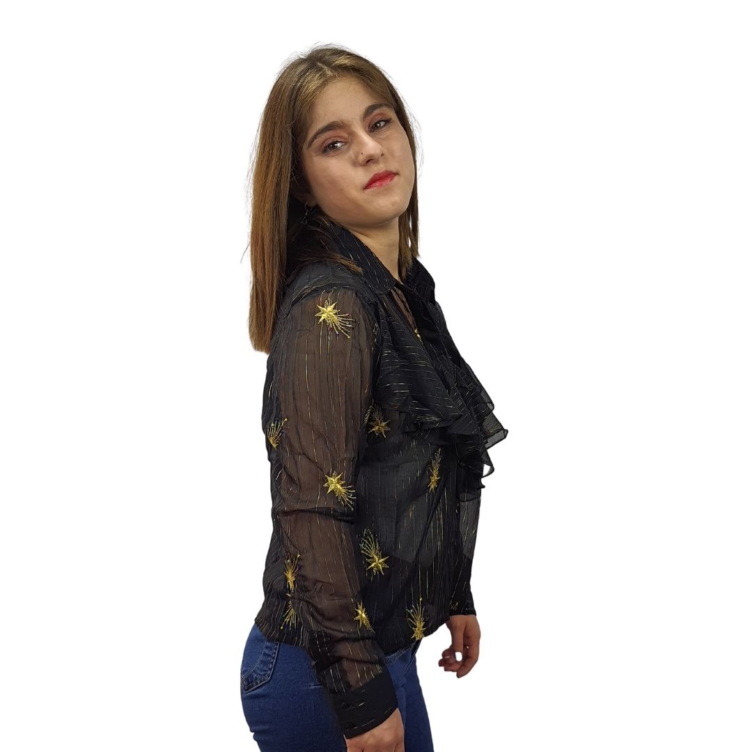 Blusa Rapsodia Gruyi Negro