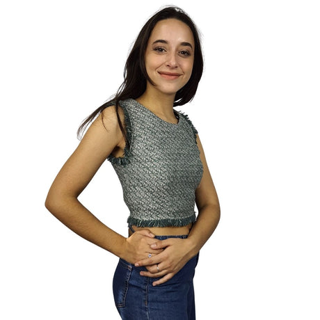 Top  Vero Moda Verde Style HUGO S/L TOP(SD)