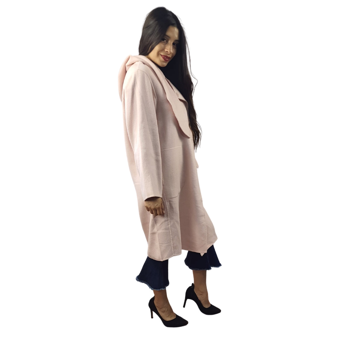 Blazer Vero Moda Rosado Claro Style SHINY DF L/S WOOL COAT(DR)