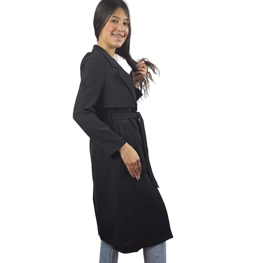 Blazer Vero Moda Negro Style RITA L/S COAT(VMC-MM)