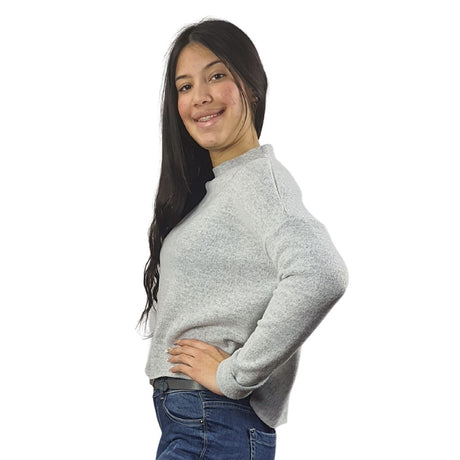 Sweater Vero Moda Gris Claro Style ALLON L/S TOP(NL)