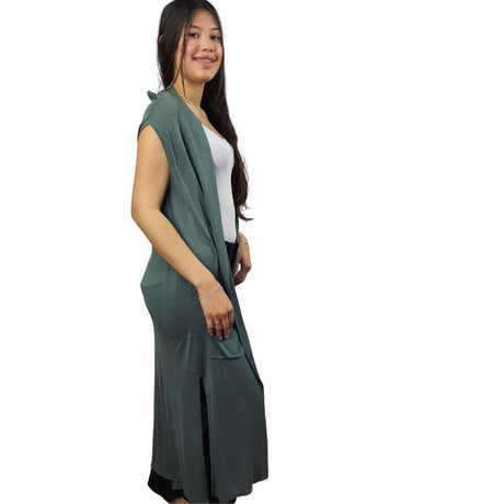 Tapado Vero Moda Verde Style JOEY S/S KNIT(VMC-SD)