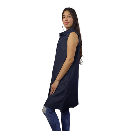 Tapado Vero Moda Azul Oscuro Style HEART DENIM DRESS(MW-CT-3)