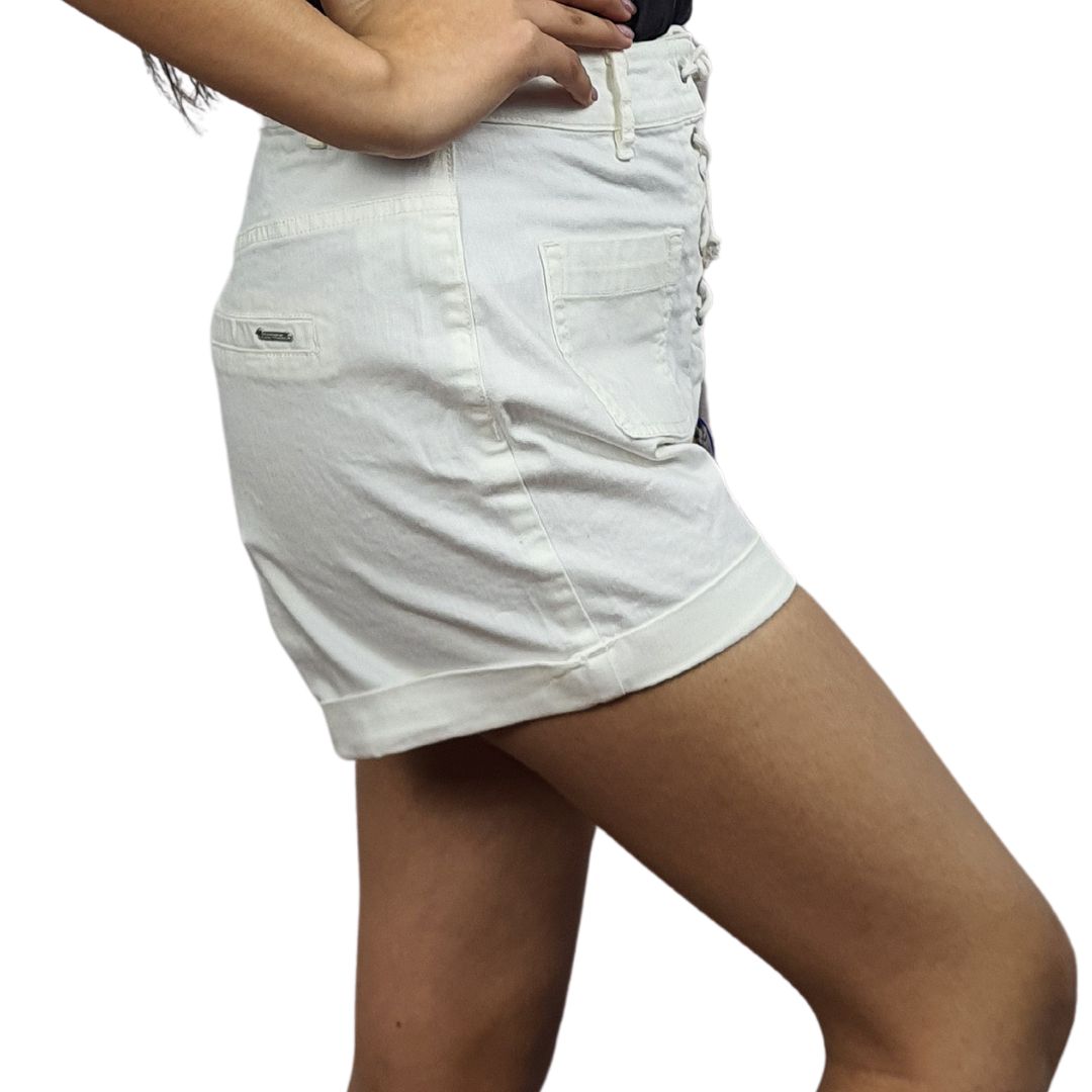 Short Vero Moda Blanco Style LAUREL HW DENIM SHORTS(TP-CT-3)