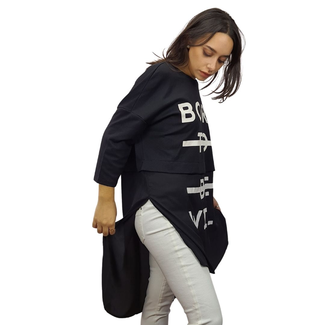 Blusa Vero moda Negro Style COOL 3/4 TOP(PM-CT-3)