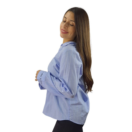 Blusa Vero Moda  Celeste Style  TATE STRIPE L/S TOP(SL)
