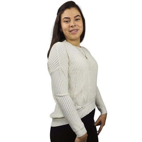 BLusa Vero Moda Blanco Style SOLANGE L/S KNIT(NL)