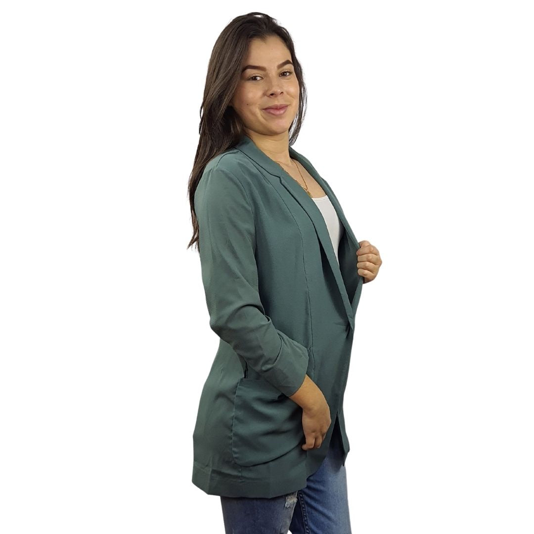 Blazer Vero Moda Verde Style COMBOO 3/4 BLAZER(VMC-NE-EC-2)